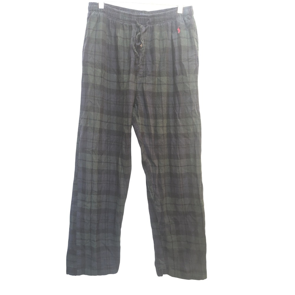 Polo Ralph Lauren Plaid Pajama Pants Sleepwear Cotton‎ Men's Size M
